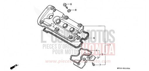 COUVERCLE DE CULASSE CBR600FT de 1996